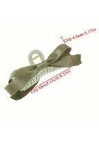 Mist Green Bow Decor Large Hair Claw Clip - $68.60 MXN