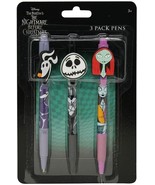 Nightmare Before Christmas 3pk Character Pens with Rubber Clips - €12,89 EUR