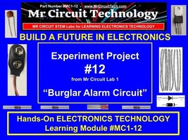 Mr Circuit Learning Kit #12 Build a Burglar Alarm Circuit - £3.85 GBP