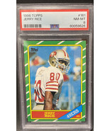 Authenticity Guarantee 
Jerry Rice 1986 Topps Football Rookie RC 161 PSA... - £232.23 GBP