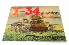 Tank In Action Squadron Book Magazine WWII Paper Manual WW2 T-34 armor 20 German - £18.64 GBP