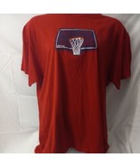 Vintage 1990&#39;s Made In The USA RED Nike Basketball In Ball We Trust T Sh... - £30.18 GBP