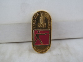 Vintage Moscow Olympic Pin - Shooting 1980 Summer Games - Stamped Pin - £11.79 GBP