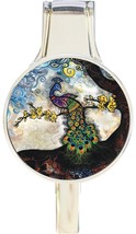 Everything Colorful Peacock Hanger Round Top Handbag Table Hook - £9.36 GBP