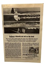 Mercury Mercruiser Print Ad 1963 Vintage Stern Drive Power Packages Boats - £7.93 GBP