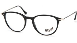PERSOL 3147-V 95 BLACK EYEGLASSES GLASSES 50-19-140mm Italy - $132.29
