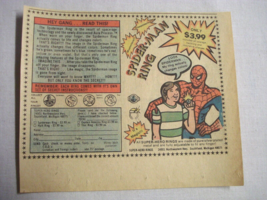 1976 Color Ad Spider-Man Ring from Super-Hero Rings, Southfield, Michigan - £6.31 GBP