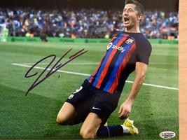 Robert Lewandowski Signed FC Barcelona 8x10 Photo COA &amp; Hologram - £59.95 GBP
