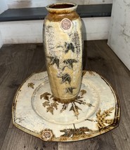 Goshen College, IN Lewis Fidler Uncommon Cause Century 2 Vase &amp; Plate Po... - $3,495.78 MXN
