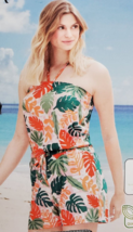 SERRA Tropical Print One-Piece Shorts Romper Multicolor Misses Size XL 16-18 NWT - £17.87 GBP