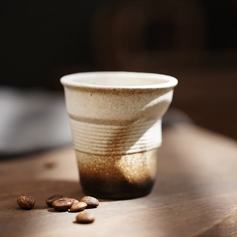 Mini 3/6oz 90/180ml Creative Irregular Coffee Cup Capacity: 76-90ml A ba... - $3.58