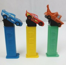 Vtg Disney Cars Lot of 3 Pez Dispensers 2 Different Lightning McQueens,Tow Mater - £8.54 GBP