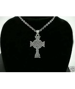 MYSTICA ACCESSORY CELTIC CROSS NECKLACE PENDANT J063 - $18.32 CAD