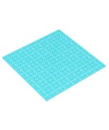Minifigure 16X16 Base Plate Clear Blue Water Building Parts Diy Toys - $11.70 CAD