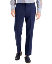 Perry Ellis Portfolio Men&#39;s Modern-Fit Stretch Solid Resolution Pants 33... - $24.70