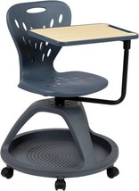 Flash Furniture Laikyn Dark Gray Mobile Desk Chair with Set of 1,  - $396.12