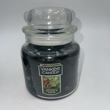 YANKEE Balsam &amp; Cedar 14.5oz 1wick Medium Jar Candle New - £13.30 GBP