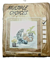 Multiple Choices Crewel Kit 3 Little Kittens Cats Stitchery 01-304 - $17.30