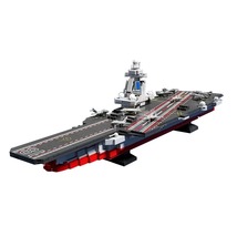 Fujian Frigate Aircraft Carrier Building Blocks Military Battleship Bric... - $41.99