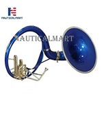 NauticalMart Sousaphone Bb Big Bell 25&quot; Blue Finish With Bag - £1,089.71 GBP