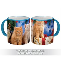 Christmas Cat : Gift Mug Kittens Animal Pet Funny Cute - £12.91 GBP