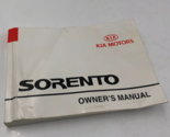 2002 Kia Sorento Owners Manual Handbook OEM E02B27018 - $26.99