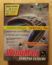 Logitech Wingman Extreme PC Gamepad Controller CIB + Star Wars Rogue Squ... - £19.57 GBP