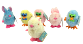 13 Wind Up Toys Cute Clockwork Hopping Toy for for Kids Prize Gift Chicks Bunny - £12.49 GBP