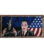 VTG Martin Luther King Jr. MLK Tapestry Rug 37x19 Vintage Rare - $893.59 MXN