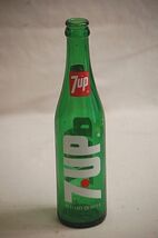 7-Up Beverages Soda Pop Bottle Green Glass 10 fl. oz. Vintage - $14.84