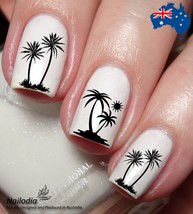 Palm Tree Nail Art Decal Sticker Water Transfer Slider - Tropical Theme - $4.59