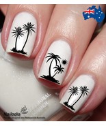 Palm Tree Nail Art Decal Sticker Water Transfer Slider - Tropical Theme - £3.61 GBP