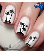Palm Tree Nail Art Decal Sticker Water Transfer Slider - Tropical Theme - $4.59