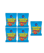 TYRKISK PEBER HOT &amp; SOUR (Turkish Pepper) candy x 5 bags 150g FAZER Finland - £11.72 GBP
