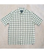 Woolrich Mens Bay Leaf Plaid Button Quick Dry Hiking Fishing Shirt - Siz... - $12.95