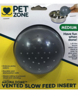 Pet Zone Aroma Dome Vented Slow Feed Insert Medium Size Durable Dishwash... - £6.18 GBP
