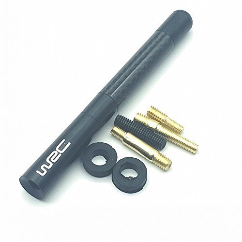 AupTech Hot Universal WRC Black Carbon Fiber Short 4.7 inch Car Antennas... - $11.99