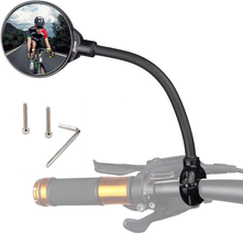 DRCKHROS Bike Mirror Rotatable and Adjustable Wide Angle Rear View Mirror - £19.74 GBP