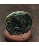 Antike griechische römische byzantinische Kuschan Münze grüne Patina Mün... - $32.17