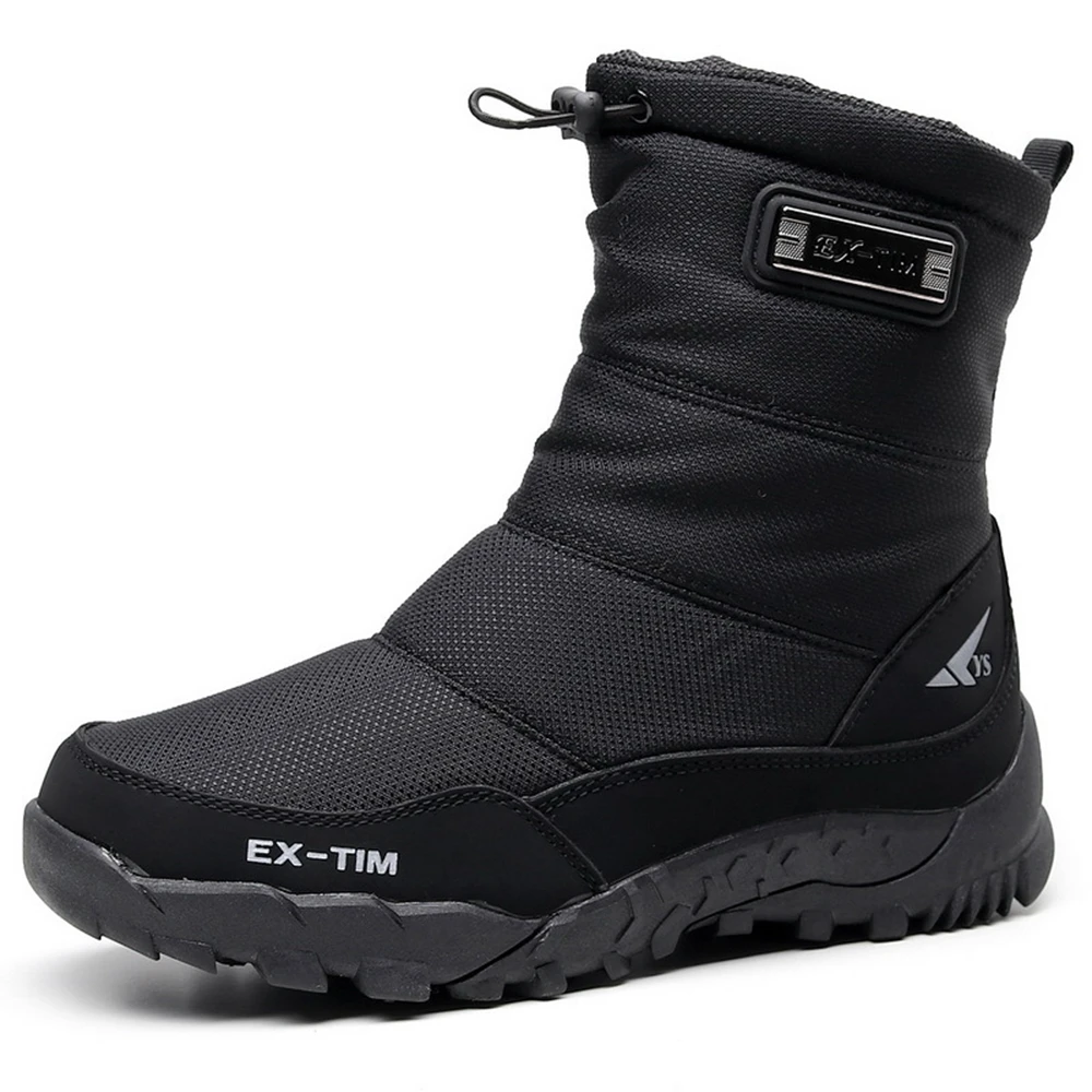 Winter Snowmobile Boots Motorcycle Plus Velvet Keep Warm Shoes Winter Thickened  - £324.73 GBP