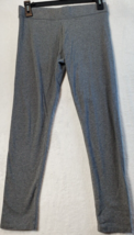 Aerie Leggings Womens Small Gray Cotton Elastic Waist Flat Front Straight Leg - £13.21 GBP