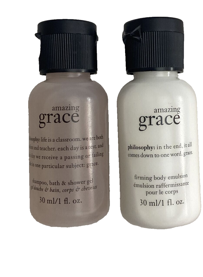 Philosophy Amazing Grace Shower Gel + Firming Body Emulsion 1oz Travel Size - $18.80