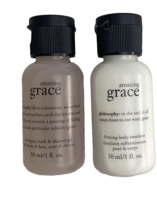 Philosophy Amazing Grace Shower Gel + Firming Body Emulsion 1oz Travel Size - £14.97 GBP