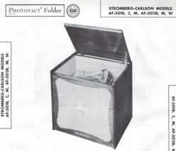 1957 STROMBERG-CARLSON AF-501B Console Record Player Photofact MANUAL 50... - $10.88