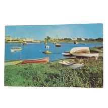 Postcard Hyannis Harbor And Hyannis Park On Cape Cod Massachusetts Chrome Posted - $6.98