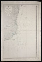 Nautical Chart Point Hicks Montagu Island Tasman Sea Australia RAN 1977 - £36.98 GBP