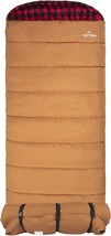 Warm And Comfy Sleeping Bag Perfect For Camping Even In Cold Seasons; Brown, - £125.04 GBP