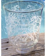 HTF Hyatt? Hotels Host Golden Girl Bar Glass Stem Advertisng Reservations - $876.00 MXN