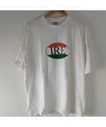 Ireland IRE Flag Oval T-shirt White 2XL - £11.65 GBP