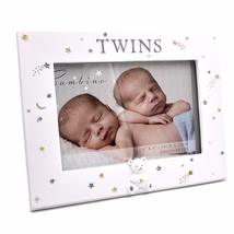 Bambino Twins Resin 6&quot; x 4&quot; Photo Frame - £11.54 GBP